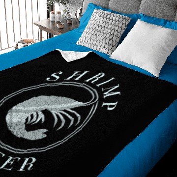 Discover Shrimp Gift Master Funny Saying Seafood Chef Baby Blankets