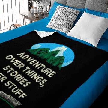 Discover Camping Camp Adventure Over Things Stories Over Stuff Camping Trip Camper Baby Blankets