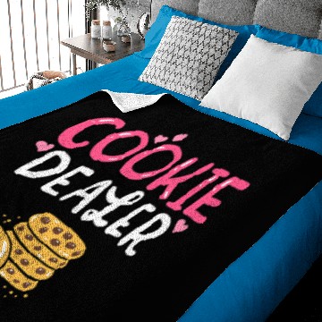 Discover Camping Camp Scout Cookie Camp Gift Camper Baby Blankets