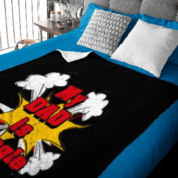 Discover My Dad is Single Baby Blankets