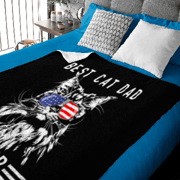 Discover black cats Paws Funny Maine Coon Cat bests Cat Dad Ever Funny Cat Maine Coon Baby Blankets