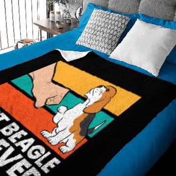 Discover Best Beagle Dad Ever Funny Beagle Dog Dad Baby Blankets