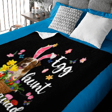 Discover Dog Border Collie Happy Easter Day Easter Colorful Egg Hunt Baby Blankets