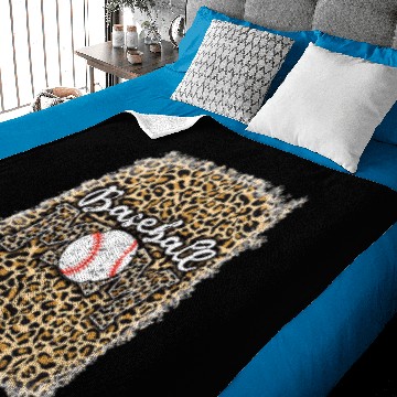 Discover Baseball Gift Softball Baseball Mom Leopard Baby Blankets Mothers Day 3 3 Baby Blankets