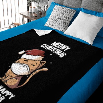 Discover Cat Paws Meowy Catmas And A Happy Mew Year Funny Kitten Christmas 274 Baby Blankets