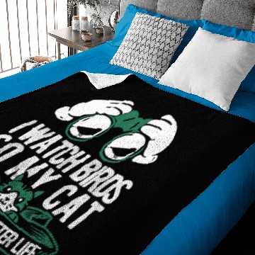 Discover black cats Paws Birdwatching Cat Ornithologist Ornitology Bird Birdwatcher Baby Blankets