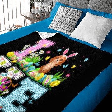 Discover Cockapoo Dog Easter Egg Hunt Funny Love Cockapoo Easter Baby Blankets