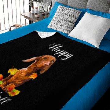 Discover Happy Fall Yall Dachshund Dog Baby Blankets