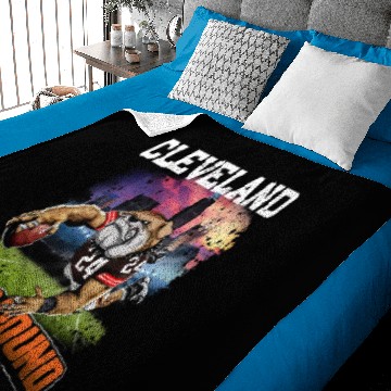 Discover Cleveland Browns Chubb Players- Baby Blankets