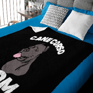 Discover Cane Corso Mom Italian Mastiff Baby Blankets