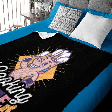 Discover Unicorns Cooking Unicorns Sister for Sibling Baby Blankets