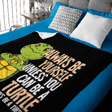 Discover KV9 Turtle Always Be Yourself Unless You Can Be A Turtle Baby Blankets