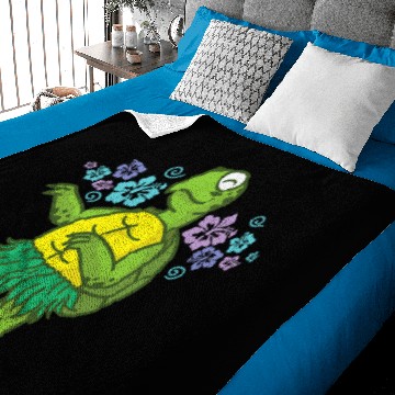 Discover KV9 Turtle dancing with Skirt Reptile Water Baby Blankets