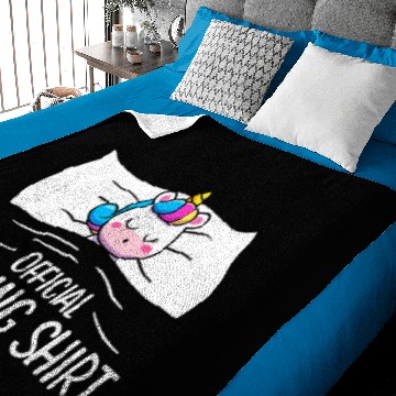 Discover Unicorns Official Sleep Unicorns Pajama Napping Baby Blankets