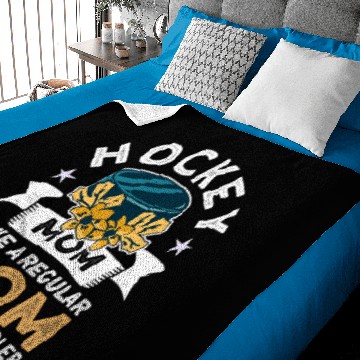 Discover Hockey Gift Womens Hockey Mom Retro Hockey Player Ice Hockey Baby Blankets