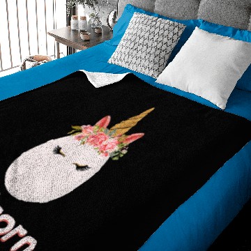 Discover Unicorns Happy Easter Egg Hunt Eggicorn Mythical Beast Horn Baby Blankets