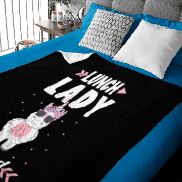 Discover Unicorns Lunch Lady Squad Unicorns Cafeteria Worker Baby Blankets