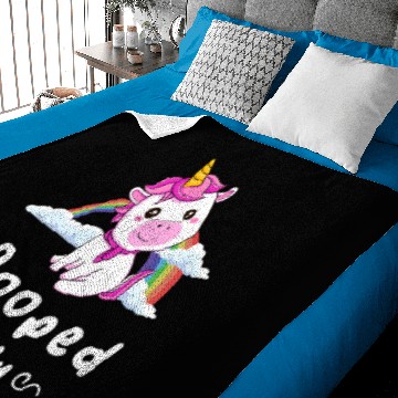 Discover Unicorns I Pooped Today Funny Cute Baby Blankets
