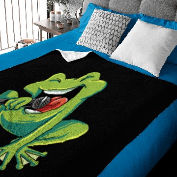 Discover Frog Gift Singing Frog Toad Baby Blankets
