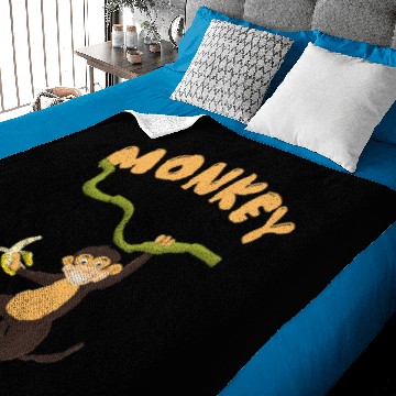 Discover Monkey Lover Zoo Animal Lover Chimpanzee Cute Monkey Baby Blankets