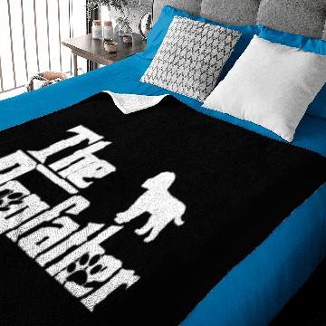 Discover The Dogfather Cockapoo Funny Dog Owner Baby Blankets