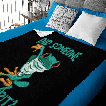 Discover Frog Gift Red Eyed Tree Frog Ribbit Rainforest Poison Dart Baby Blankets