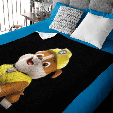 Discover PAW Patrol Rubble Classic Baby Blankets