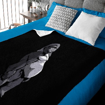 Discover Monkey Lover Big Monkey Face 1 Baby Blankets