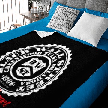 Discover Black Wall Street Seal Greenwood Tulsa Oklahoma Ne Baby Blankets