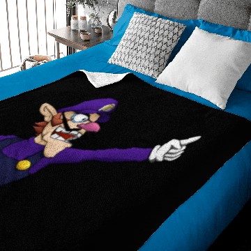 Discover Waluigi Baby Blankets