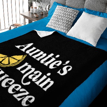 Discover Aunties Main Squeeze Funny New Aunt Lemon Aunt Baby Blankets