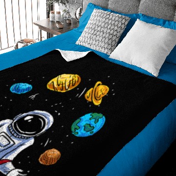 Discover Astronauts Juggle Astronaut Baby Blankets
