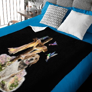 Discover Hummingbird LEMON Beagle Baby Blankets