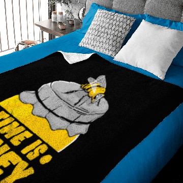 Discover Bee Beekeeping Time Is Honey Beekeeper Beekeeping Honeybee Beekeeper Baby Blankets