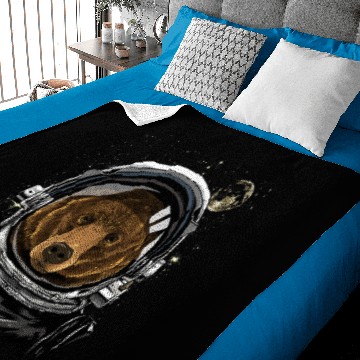 Discover Bear Astronaut Space Exploration Astronomy Lover Baby Blankets
