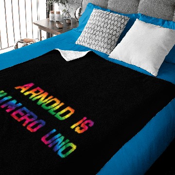 Discover Arnold Is Numero Uno Baby Blankets