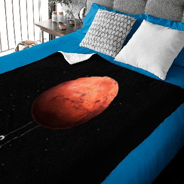 Discover Astronauts Space Science Mars Baby Blankets