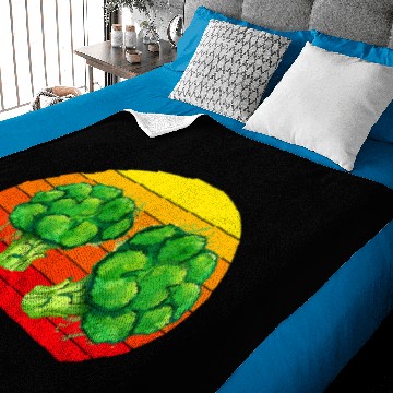 Discover Beautiful Broccoli Sunset Baby Blankets