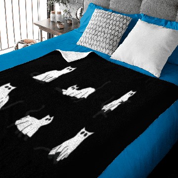 Discover black cats Paws Halloween Cat Lover black cats Spooky Season 669 Baby Blankets