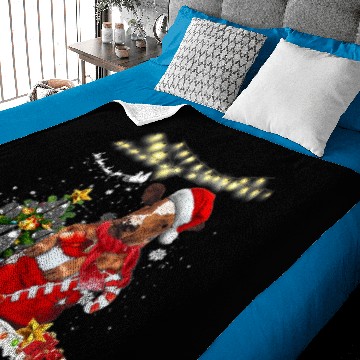 Discover Cattle Cow Christmas Tree Light Decoration Candy Cane xmass Santa 463 Baby Blankets