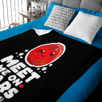 Discover Astronomy Lover Meet Me on Mars Bring Tacos Kawaii Planet Space Astronomy Baby Blankets
