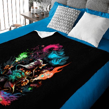 Discover Fantasy Sci Fi Wizards Magic Art Design Wizard Baby Blankets