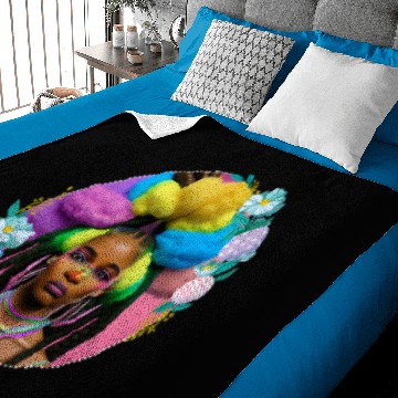Discover Black Girl Easter Magic Brown Skin Girls Spring Easter Eggs Baby Blankets