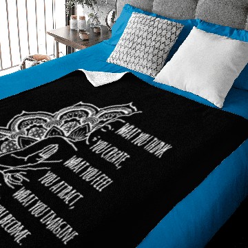 Discover Law Of Attraction Spiritual Buddha Meditation Buddhist Baby Blankets