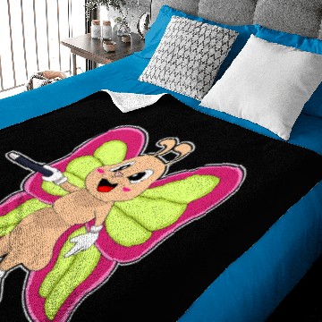 Discover Butterfly Wizard Magic wand Baby Blankets