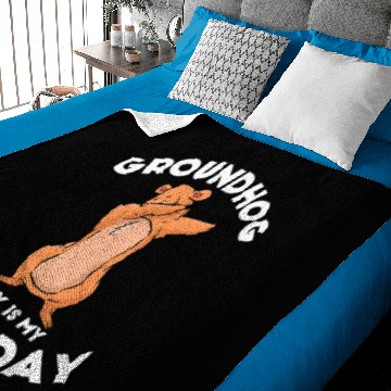 Discover Groundhog day is my birthday same thing quote Baby Blankets