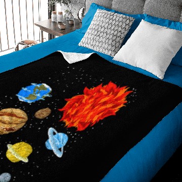 Discover Astronomy Lover Space Science Galaxy Planets Solar System 5 Baby Blankets