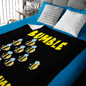 Discover Bee Beekeeping Funny Bumble Bee Squad Friends Team Beekeeper Baby Blankets
