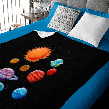 Discover Astronomy Lover Solar System Astronomy 1 Baby Blankets