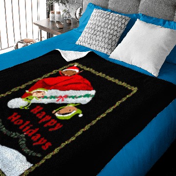 Discover Happy Holidays Elf Design Baby Blankets